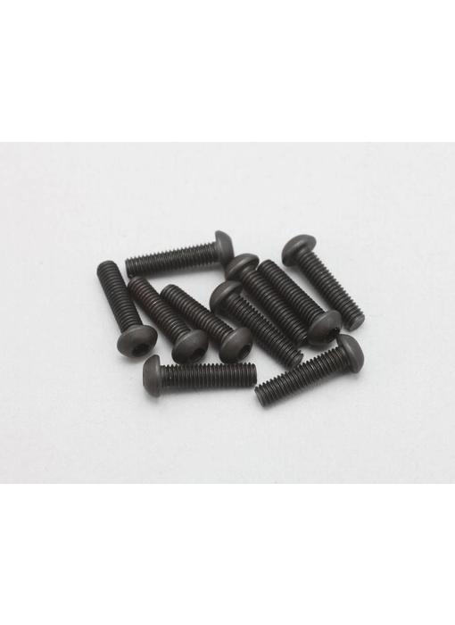 Yokomo Steel Hex Screw Button Head M3×12mm (10pcs)