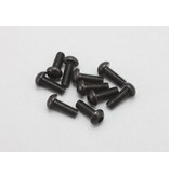 Yokomo ZC-BH38-A - Steel Hex Screw Button Head M3×8mm (10pcs)