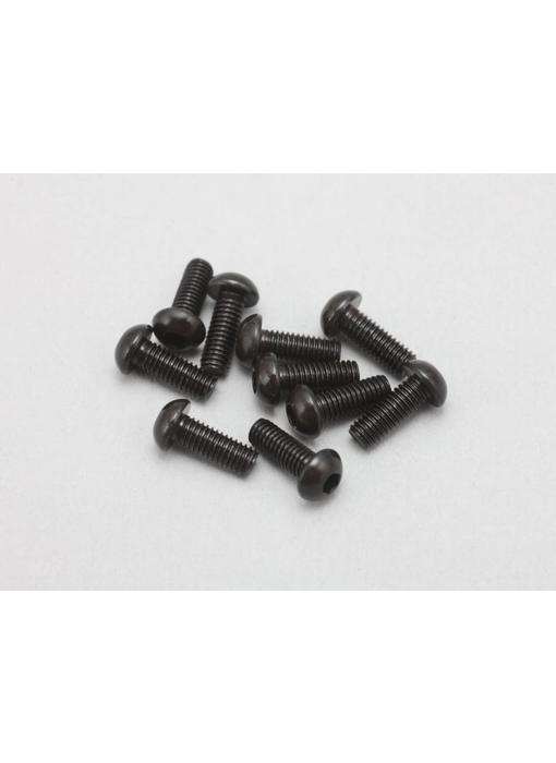 Yokomo Steel Hex Screw Button Head M3×8mm (10pcs)
