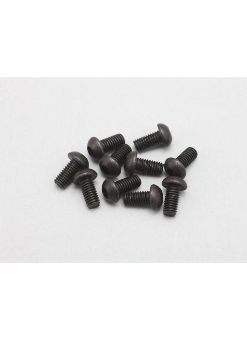 Yokomo Steel Hex Screw Button Head M3×6mm (10pcs)