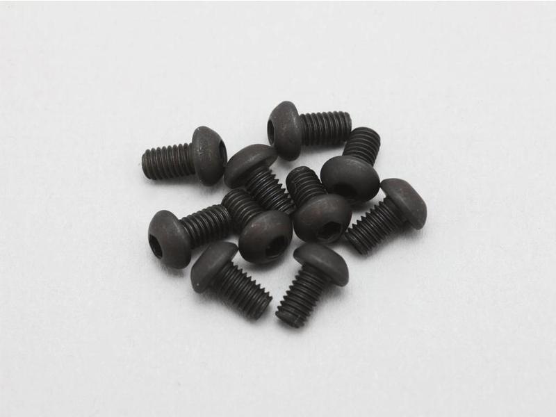 Yokomo ZC-BH35A - Steel Hex Screw Button Head M3×5mm (10pcs)