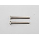Titanium Hex Screw Flat Head M3×30mm (2pcs)