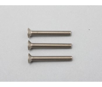 Yokomo Titanium Hex Screw Flat Head M3×25mm (3pcs)