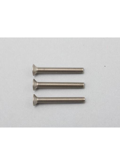 Yokomo Titanium Hex Screw Flat Head M3×25mm (3pcs)