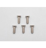 Yokomo ZC-F310TA - Titanium Hex Screw Flat Head M3×10mm (5pcs)