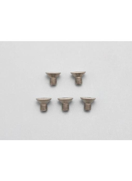 Yokomo Titanium Hex Screw Flat Head M3×5mm (5pcs)