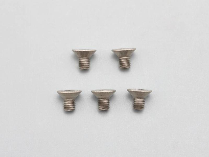 Yokomo ZC-F35TA - Titanium Hex Screw Flat Head M3×5mm (5pcs)