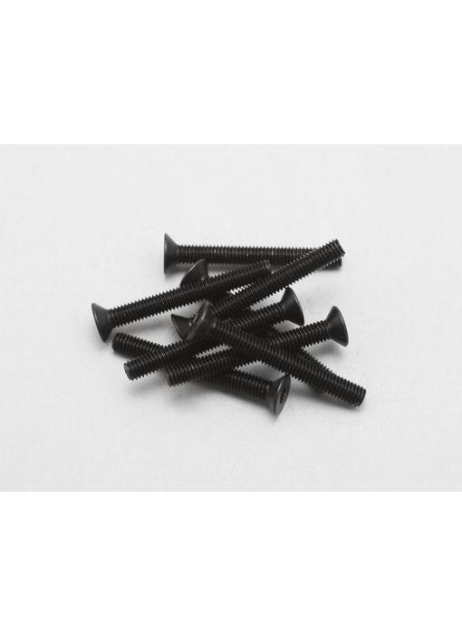 Yokomo Steel Hex Screw Flat Head M3 × 25mm (8pcs)