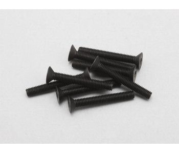 Yokomo Steel Hex Screw Flat Head M3 × 22mm (8pcs)