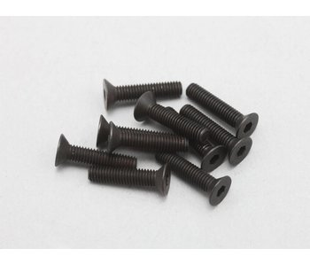 Yokomo Steel Hex Screw Flat Head M3 × 16mm (10pcs)