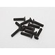 Steel Hex Screw Flat Head M3 × 14mm (10pcs)