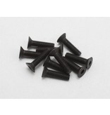 Yokomo ZC-F312A - Steel Hex Screw Flat Head M3 × 12mm (10pcs)