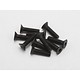 Steel Hex Screw Flat Head M3 × 12mm (10pcs)