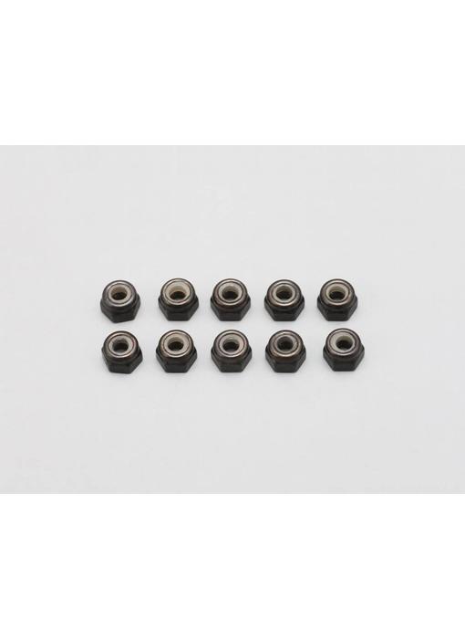 Yokomo Steel Nylon Lock Nut M3 × 4mm (10pcs)