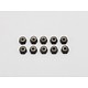Steel Nylon Lock Nut M3 × 4mm (10pcs)
