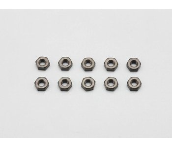 Yokomo Steel Plane Lock Nut M3 × 2.4mm (10pcs)