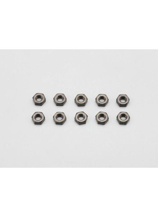 Yokomo Steel Plane Lock Nut M3 × 2.4mm (10pcs)