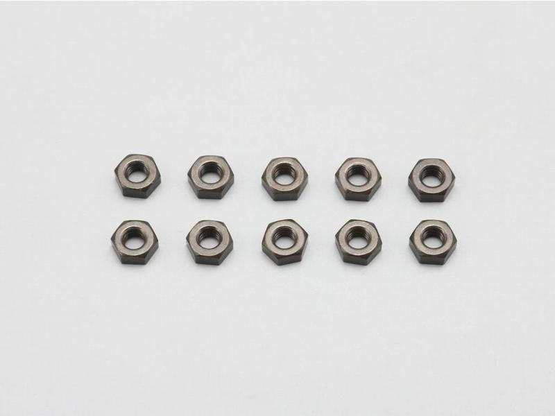 Yokomo ZC-N3PA - Steel Plane Lock Nut M3 × 2.4mm (10pcs)