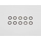 Steel Shim φ3mm × φ6mm × 0.5mm (10pcs)