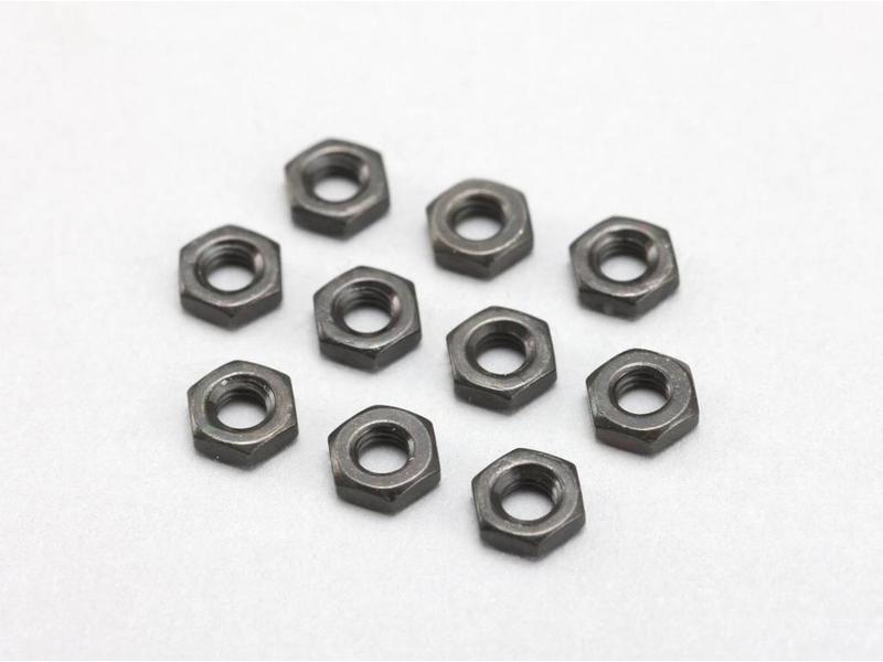 Yokomo ZC-N3P3A - Steel Plane Lock Nut Thin M3 × 1.8mm (10pcs)