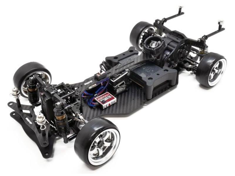 WRAP-UP Next 0270-FD - VX Concept Carbon Main Chassis + VX-Dock Bolt-On Package for YD-2 - Black - DISCONTINUED