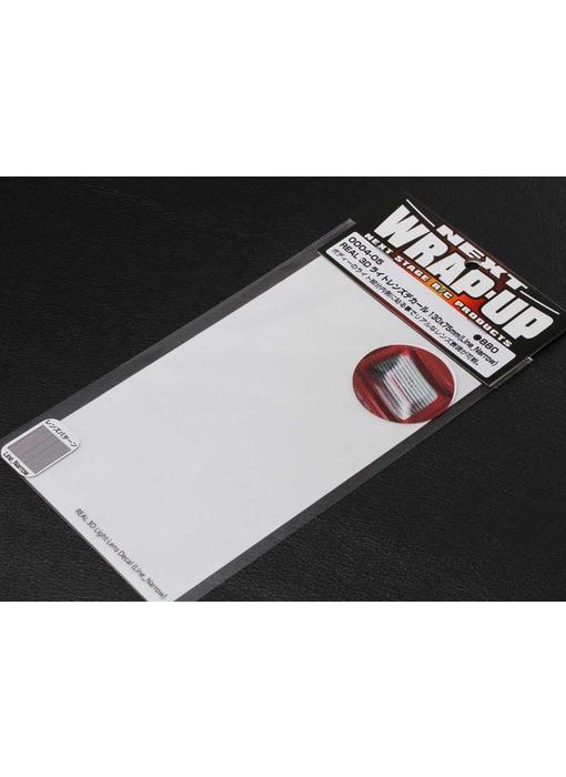 WRAP-UP Next REAL 3D Lens Decal Line Narrow 130mm x 75mm - Clear