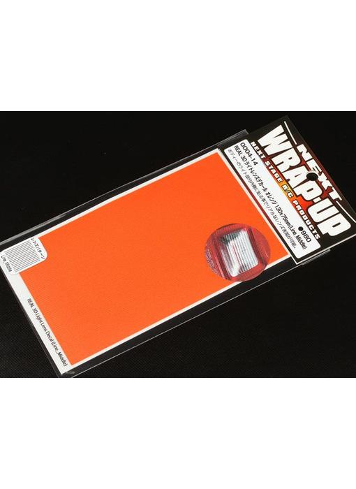 WRAP-UP Next REAL 3D Lens Decal Line Middle 130mm x 75mm - Orange