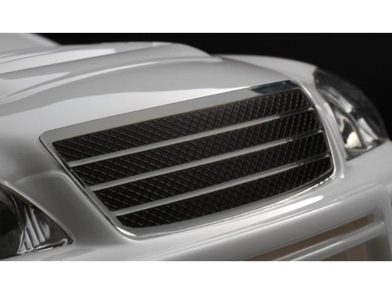 WRAP-UP Next 0023-02 - REAL 3D Front Grill Decal for Yokomo Crown - Chrome