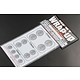 REAL 3D Head Light Decal Circle Type-A (10/13/17mm) with Mask Sheet
