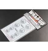 WRAP-UP Next 0010-05 - REAL 3D Head Light Decal Circle Type-C (15/19/21mm) with Mask Sheet