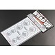 REAL 3D Head Light Decal Circle Type-C (15/19/21mm) with Mask Sheet