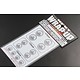 REAL 3D Head Light Decal Circle Type-C (10/13/17mm) with Mask Sheet