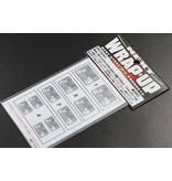 WRAP-UP Next 0010-07 - REAL 3D Head Light Decal Square Type-A (15/19/21mm) with Mask Sheet