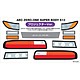 REAL 3D Detail Up Decal Set for ABC Silvia S13 Projector Lens