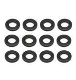 WRAP-UP Next 0036-27 - Plastic Spacer 1.0mm for Kondo Custom HD Upper A-Arm - Black (12pcs)