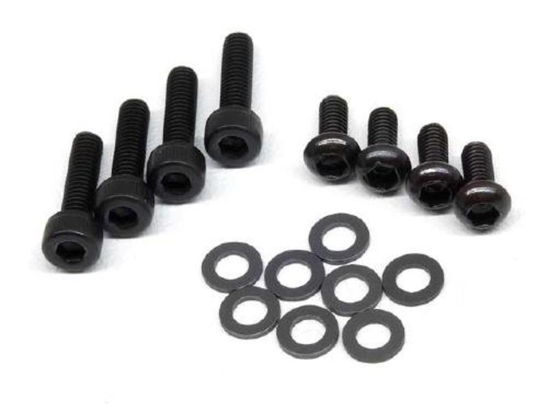 WRAP-UP Next 0223-FD - Spacer Set 0.5mm (4pcs) / 1.0mm (4pcs) / Screws for VX RWD Steering Knuckle