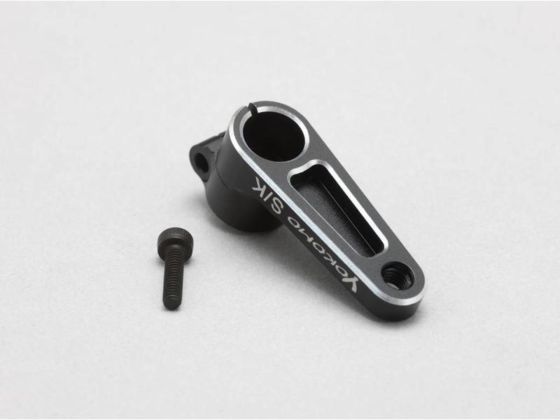 Yokomo ZC-204320A - Aluminium Servo Horn Clamp Type for Airtronics / KO 20mm - Black Edge Design