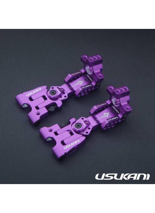 Usukani AR Ver 2.4 Rear Arm Set 3.0mm - Purple - DISCONTINUED