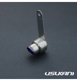 Usukani US-88525A - Stainless Steel Exhaust Pipe Angled 21mm x φF12mm/R17mm - Type A