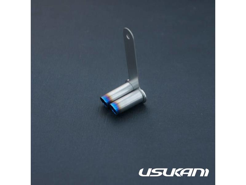 Usukani US-88518A - Stainless Steel Exhaust Pipe Double Angled 21mm x φ8mm