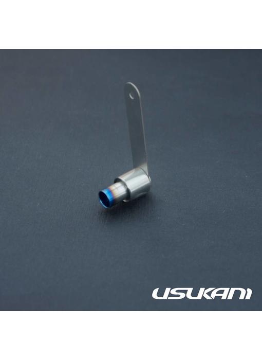 Usukani Stainless Steel Exhaust Pipe 20mm x φF8mm/R12mm - Type B
