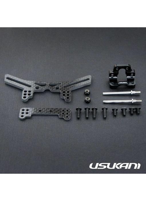 Usukani Stuctural Front Suspension System for Yokomo DPR - Black