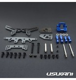 Usukani US-88104-YB - Stuctural Front Suspension System for Yokomo SD Plastic - Yok Blue