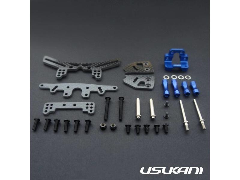 Usukani US-88104-YB - Stuctural Front Suspension System for Yokomo SD Plastic - Yok Blue