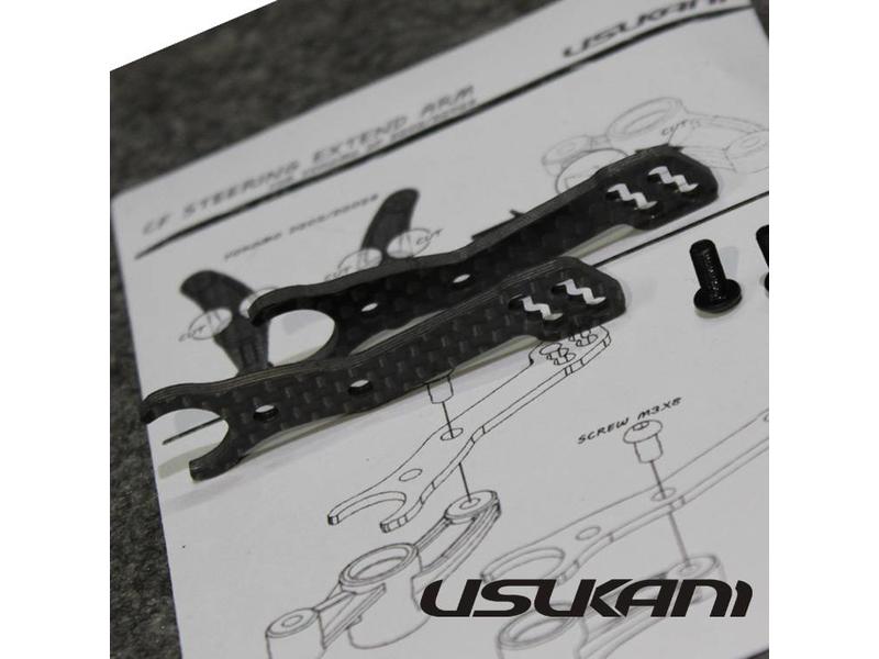 Usukani US88097 - Carbon Steering Arm Extensions for Yokomo SD / SD-202