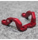 Usukani US-88093-R - Aluminium Rear Brace for Yokomo DPR - Red