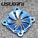 Aluminium Fan Cover 30mm - Blue