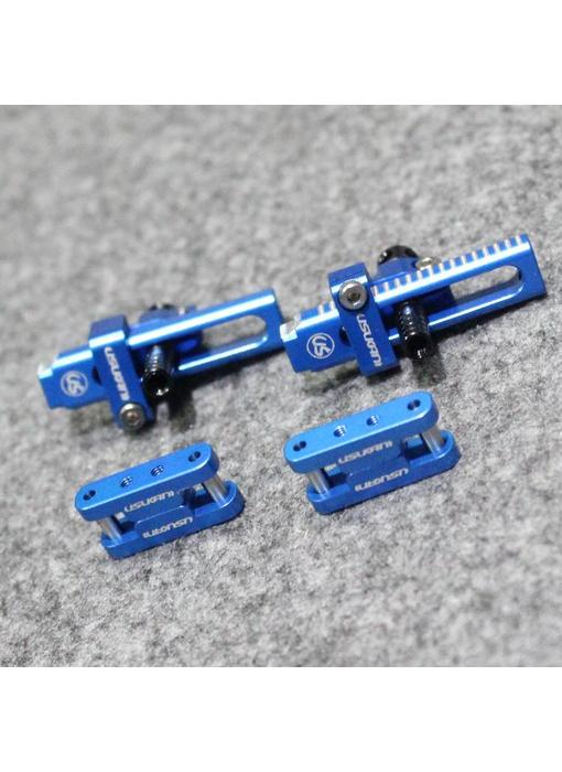 Usukani Aluminium Adjustable Bracket for Invisible Body Mount with Magnet - Yok Blue  (2pcs)