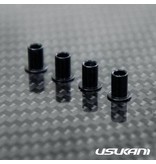 Usukani US88118 - Spare Bush Set 2.5mm for Lower Arm - Black (4pcs)