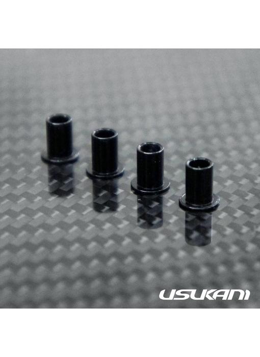 Usukani Spare Bush Set 3.0mm for Lower Arm - Black (4pcs)